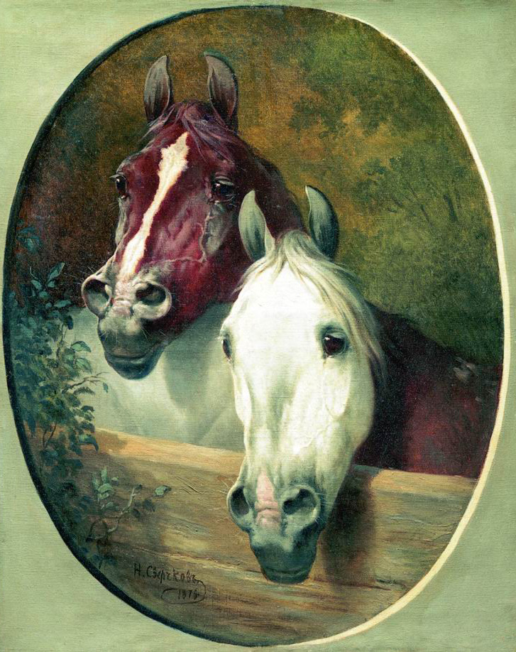 Сверчков Н.. Две лошади