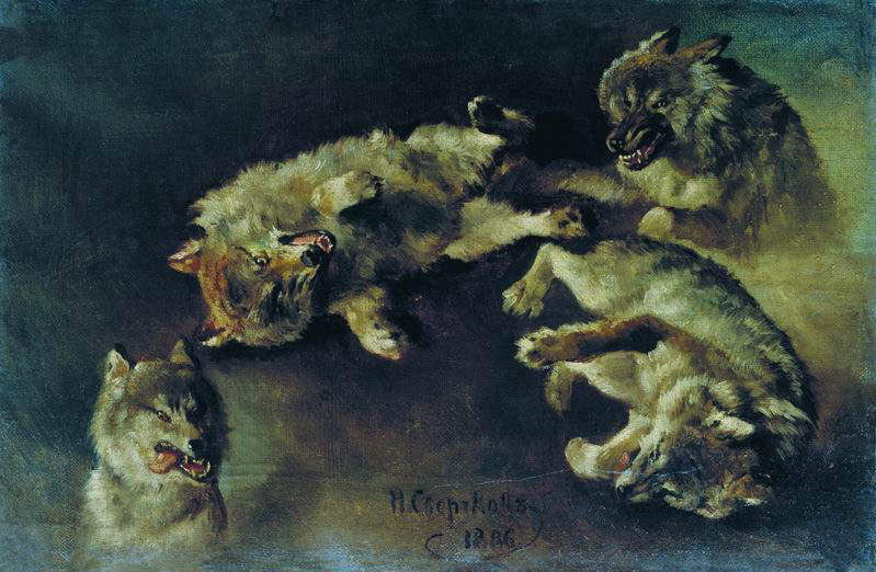 Сверчков Н.. Волки. 1886