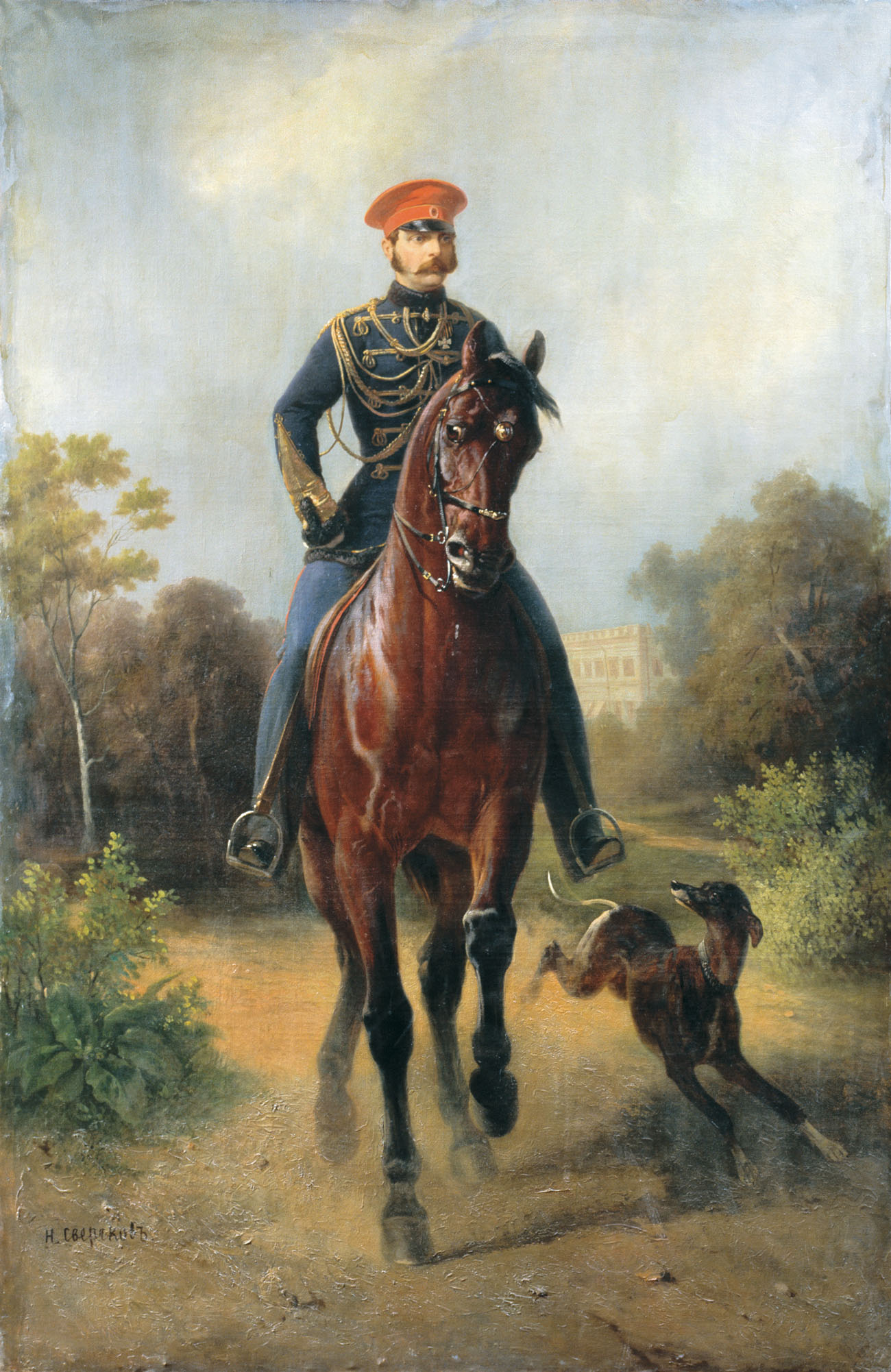 Сверчков Н.. Портрет императора Александра II