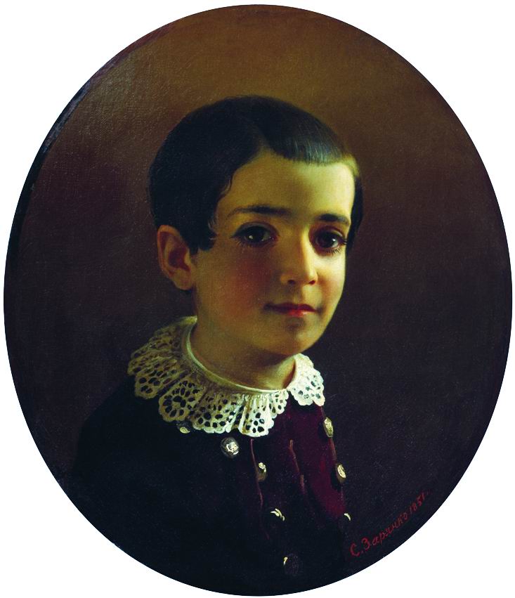 Зарянко. Портрет Вани (Ивана Христофоровича) Лазарева. 1851