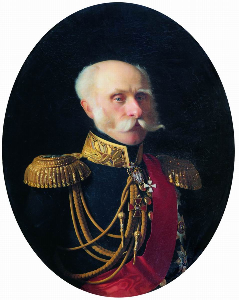 Зарянко. Портрет генерал-адъютанта Федора Петровича Литке. 1854