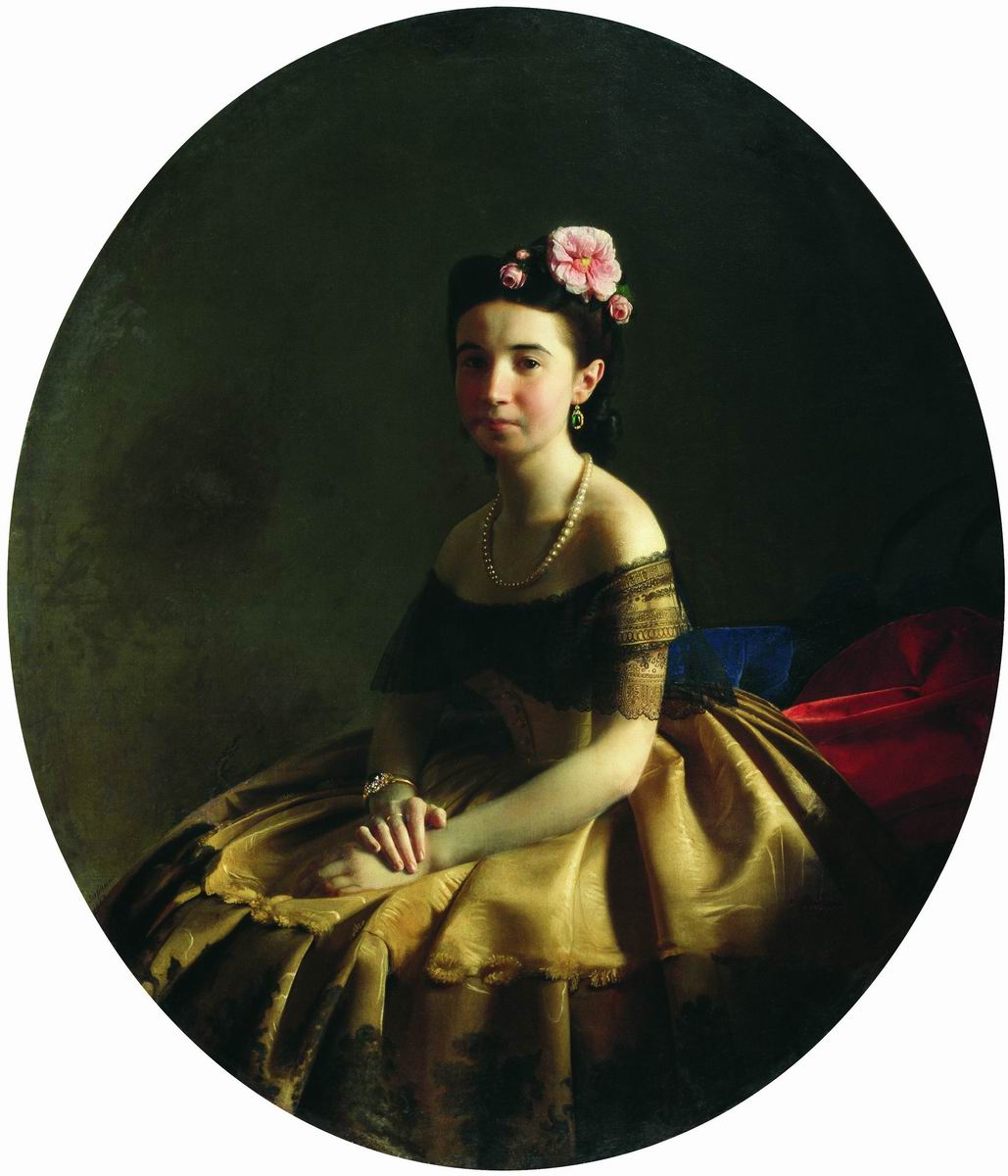 Зарянко. Женский портрет (Княгиня К.А.Абаза?). 1863
