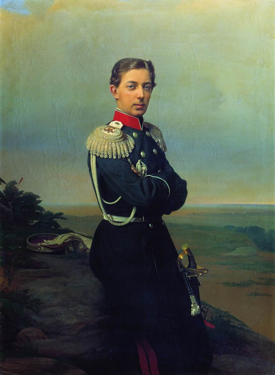 Зарянко. Портрет великого князя наследника цесаревича Николая Александровича. 1866