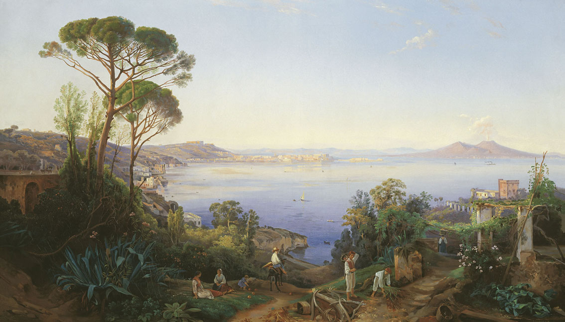 Солнцев Е.. Неаполитанский залив. Вторая половина 1840-х