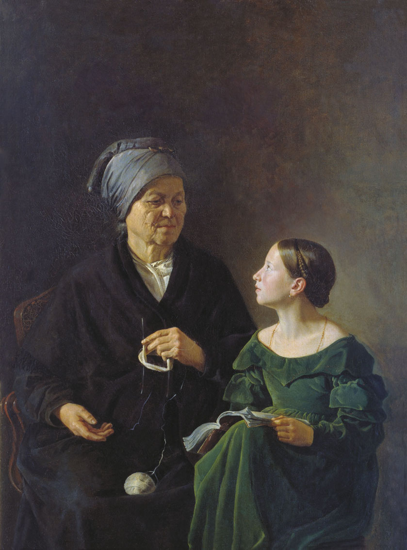 Мохов. Бабушка и внучка. 1839