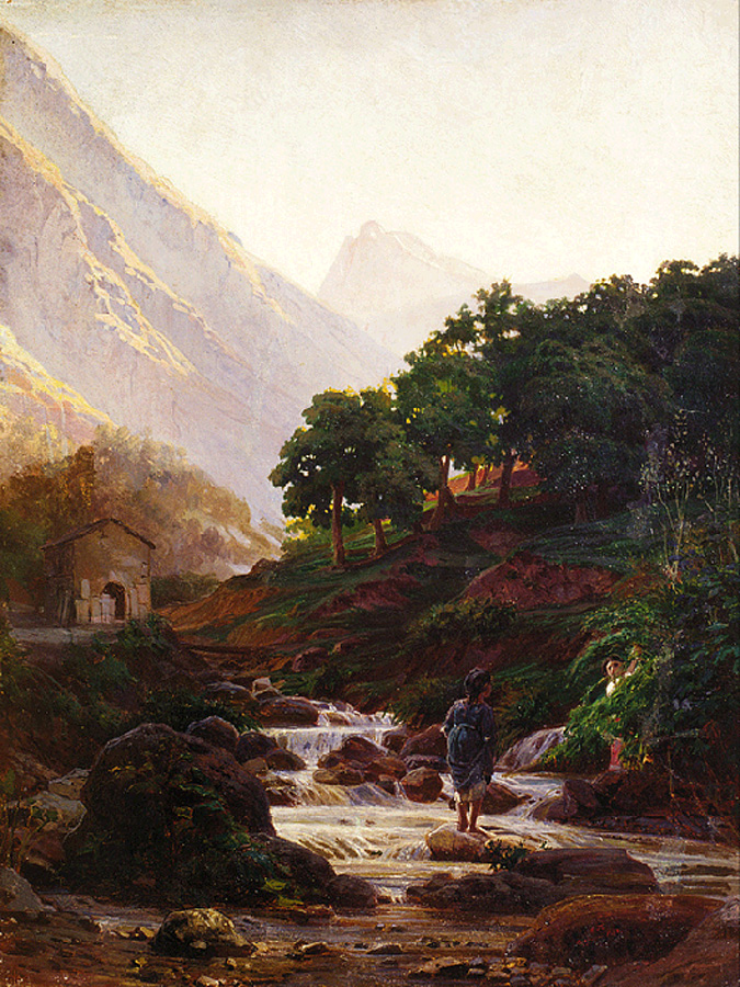 Ге Н.Н.. Каррара. 1868