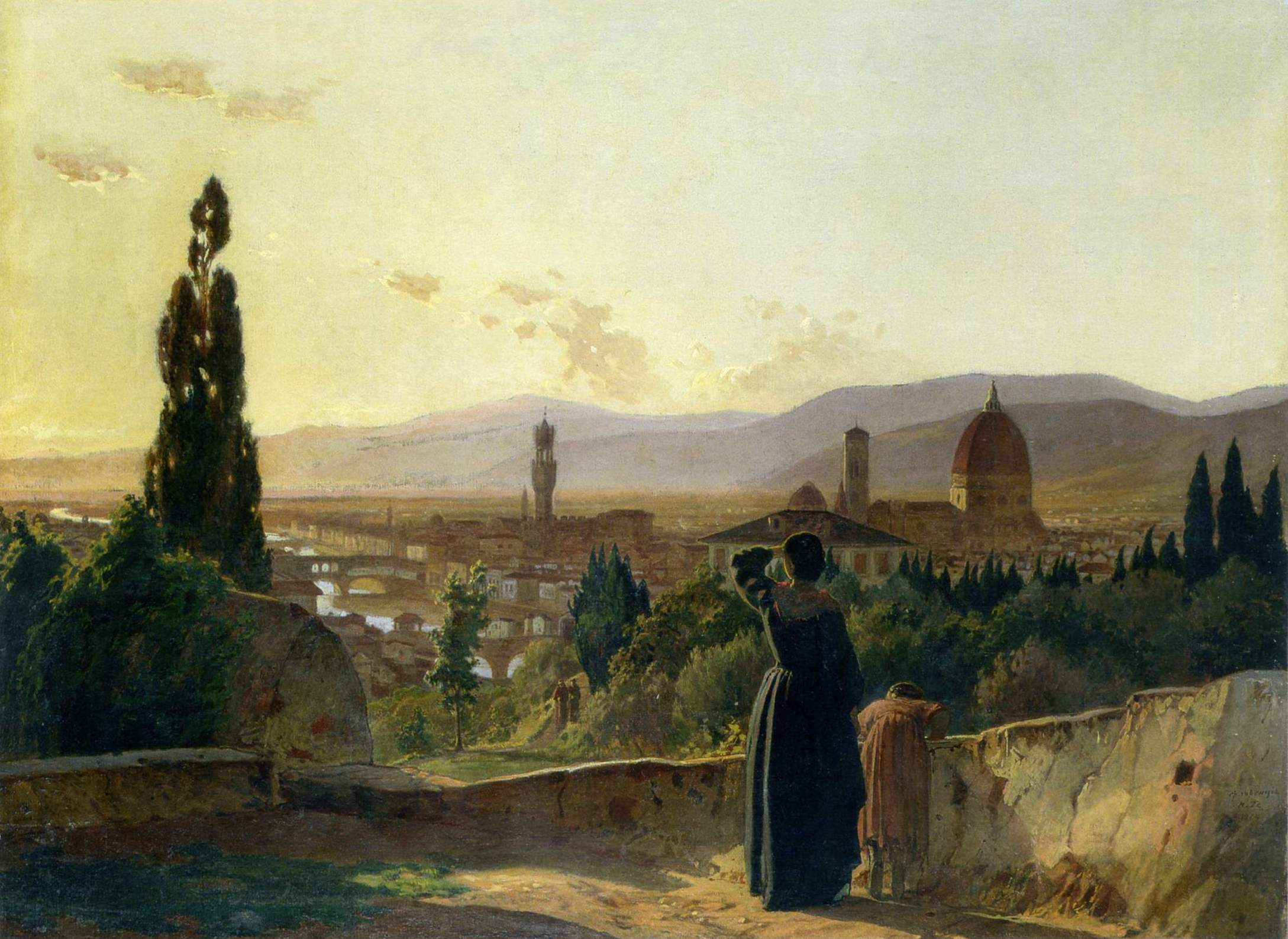 Ге Н.Н.. Флоренция . 1864 