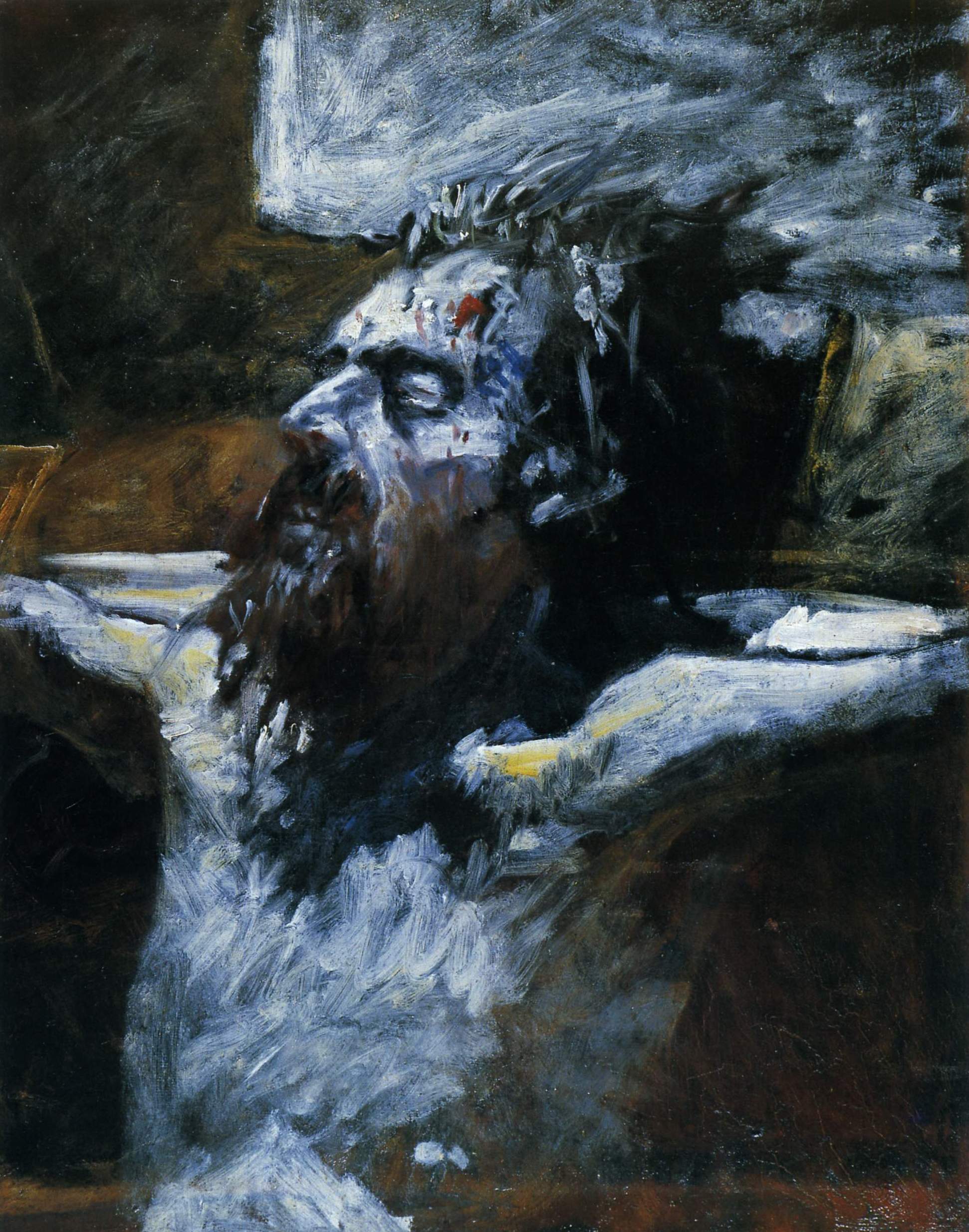 Ге Н.Н.. Голова распятого Христа . 1893