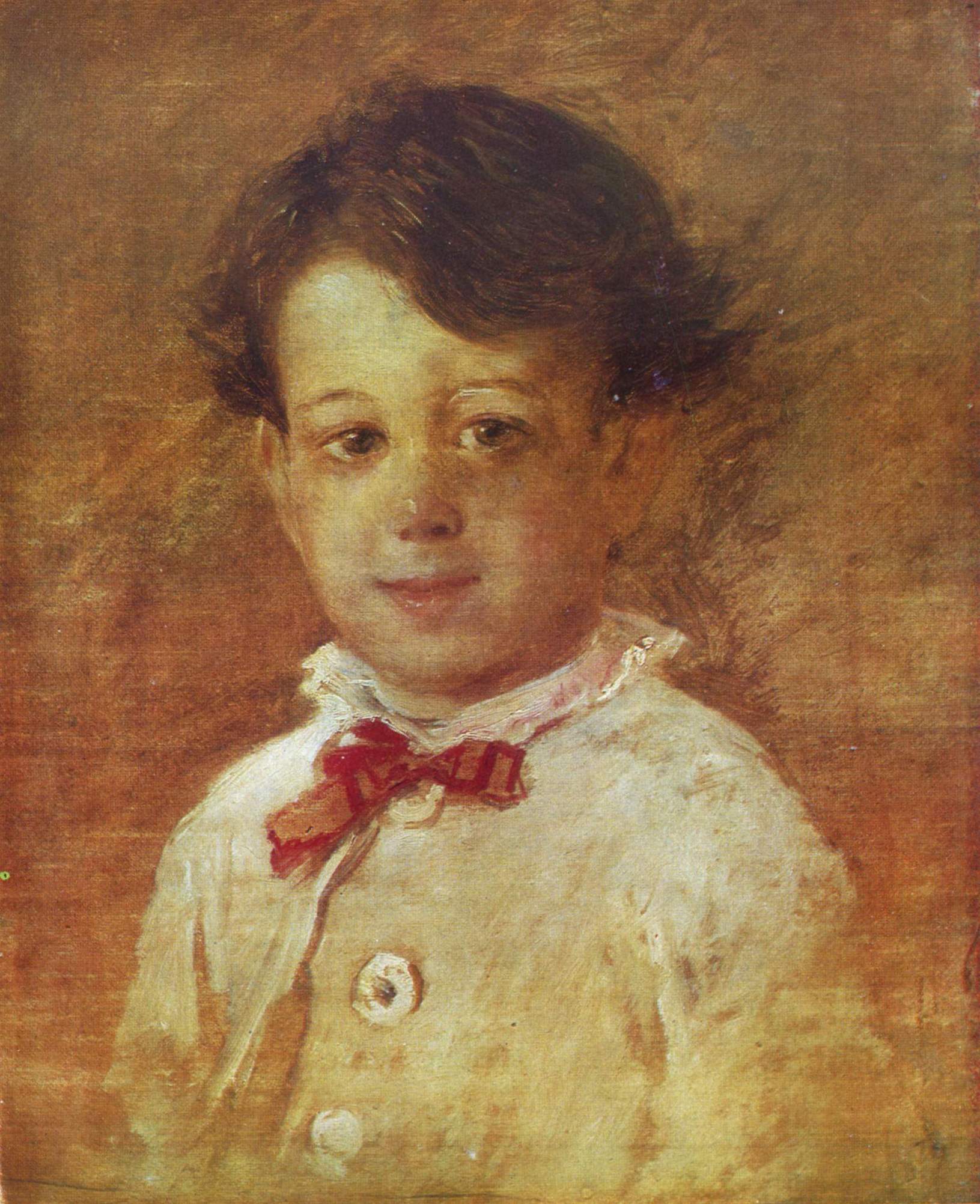 Ге Н.Н.. Портрет мальчика. 1878