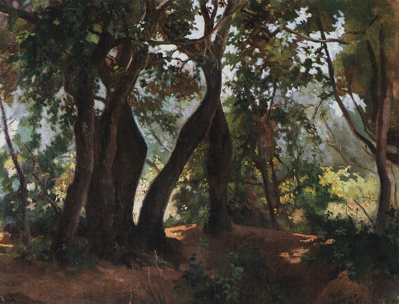 Ге Н.Н.. Лесок в Ливорно. 1862