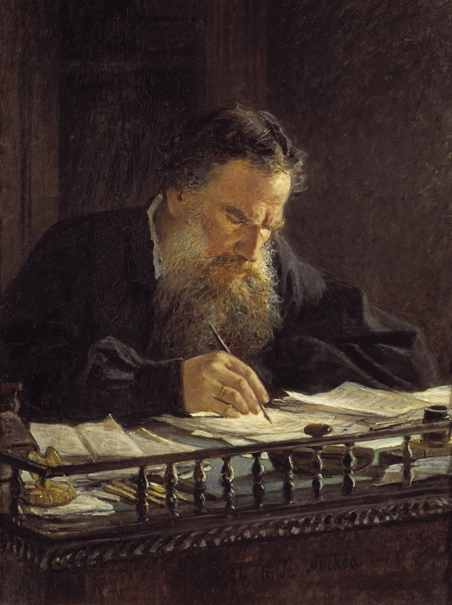 Ге Н.Н.. Портрет Л.Н.Толстого. 1884
