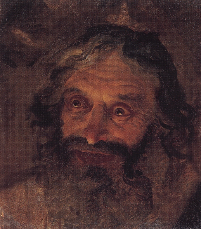 Ге Н.Н.. Голова еврея. Конец 1850-х - начало 1860-х
