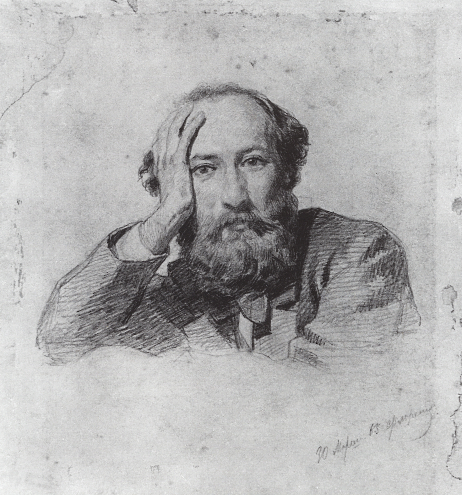 Ге Н.Н.. Портрет Г.П.Кондратьева. 1863