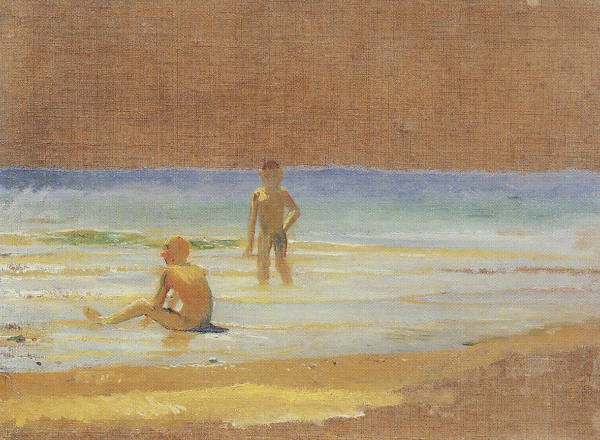 Ге Н.Н.. Мальчики у берега моря. 1868