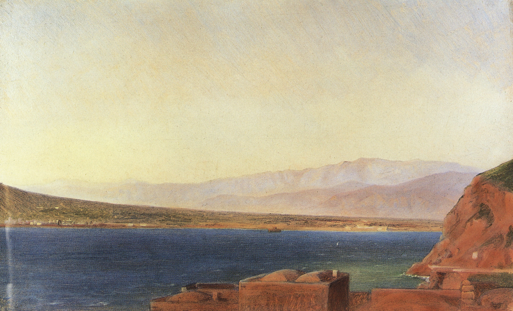 Ге Н.Н.. Залив в Вико близ Неаполя. 1858
