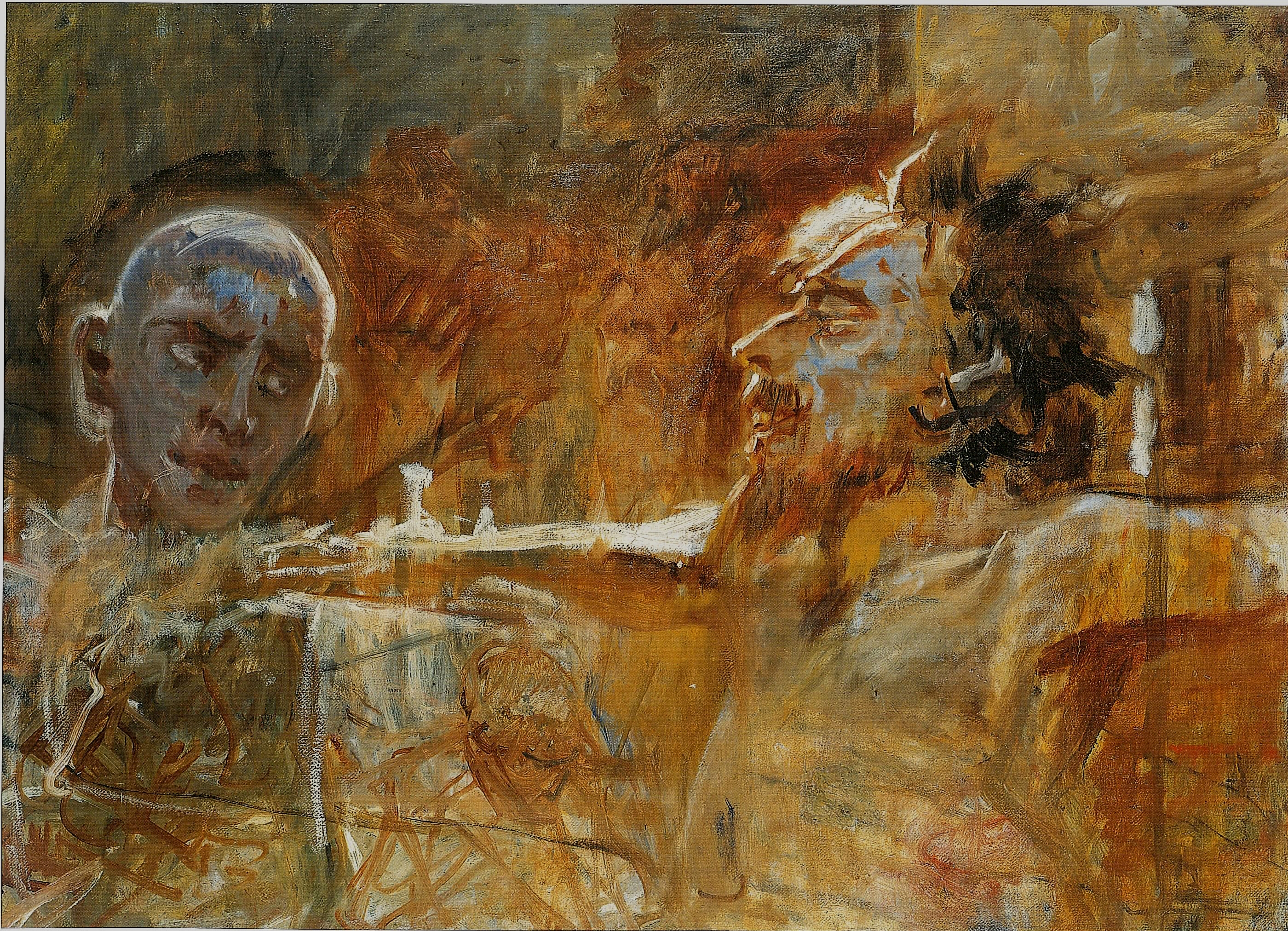 Ге Н.Н.. Христос и разбойник. 1893