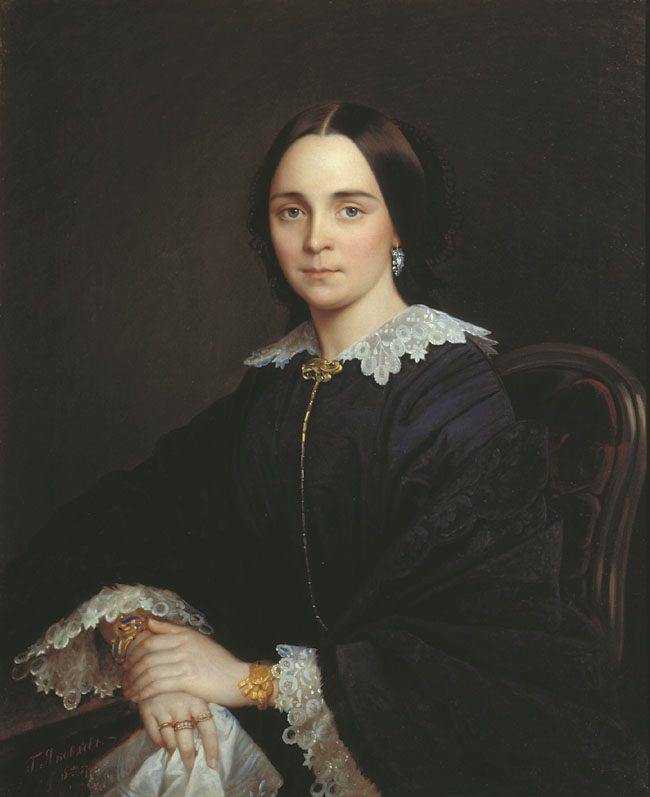 Яковлев Г.. Женский портрет. 1857