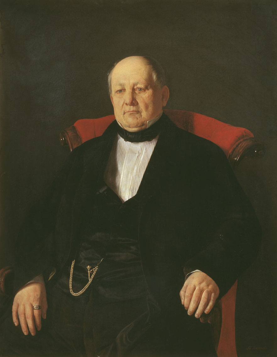 Десятов. Портрет Николая Яковлевича Голяшкина. 1859
