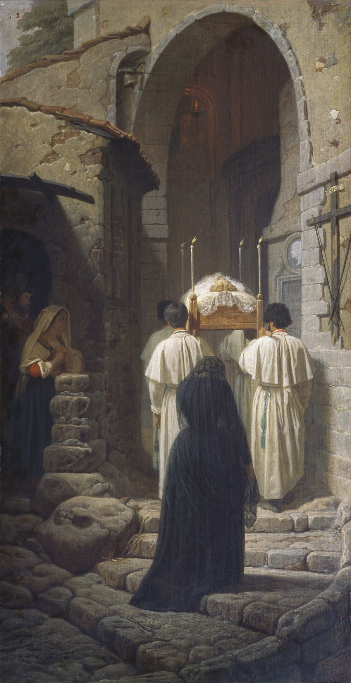 Реймерс. Похороны в Италии. 1861