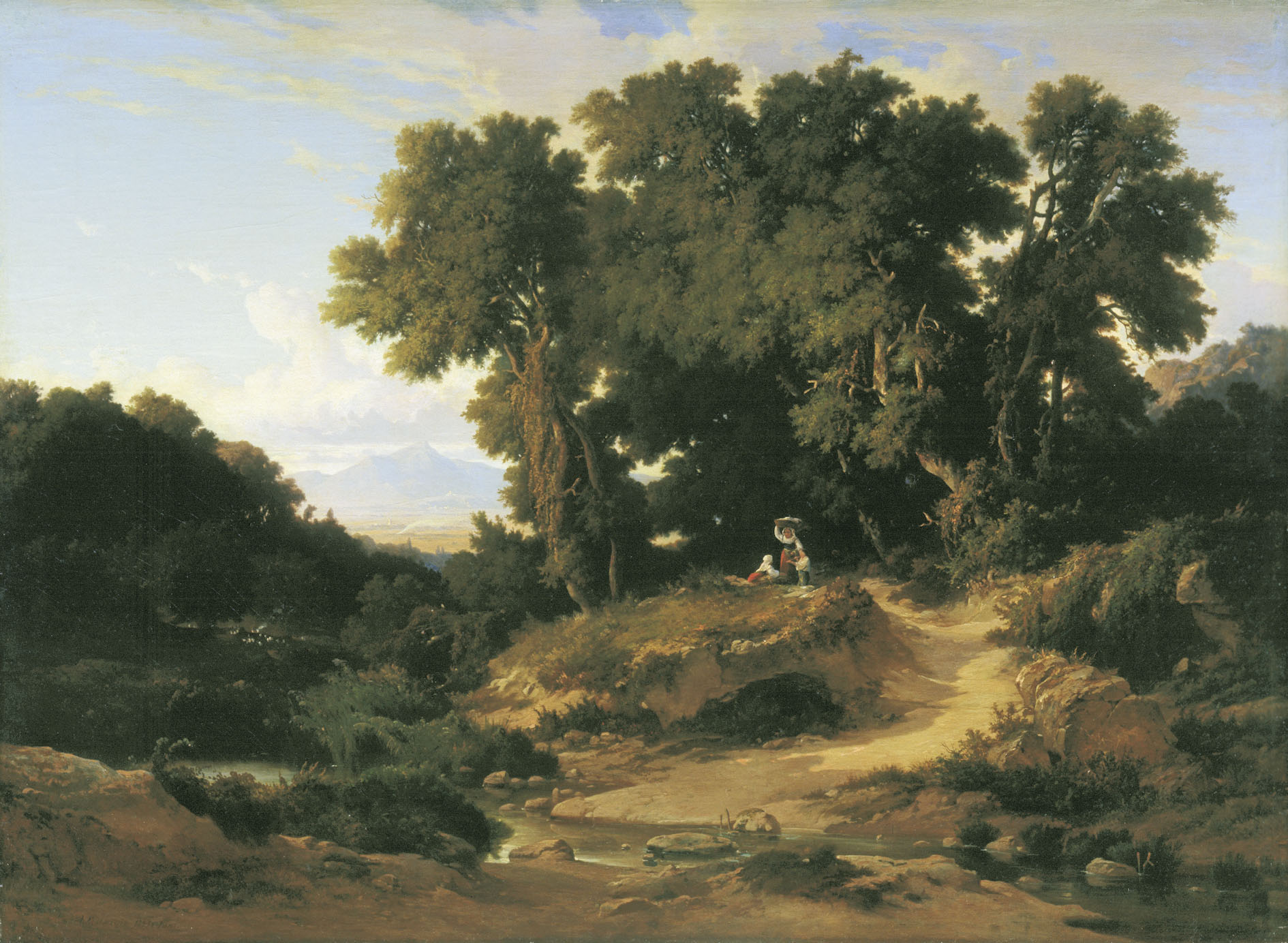 Жамет. Итальянский пейзаж. 1853