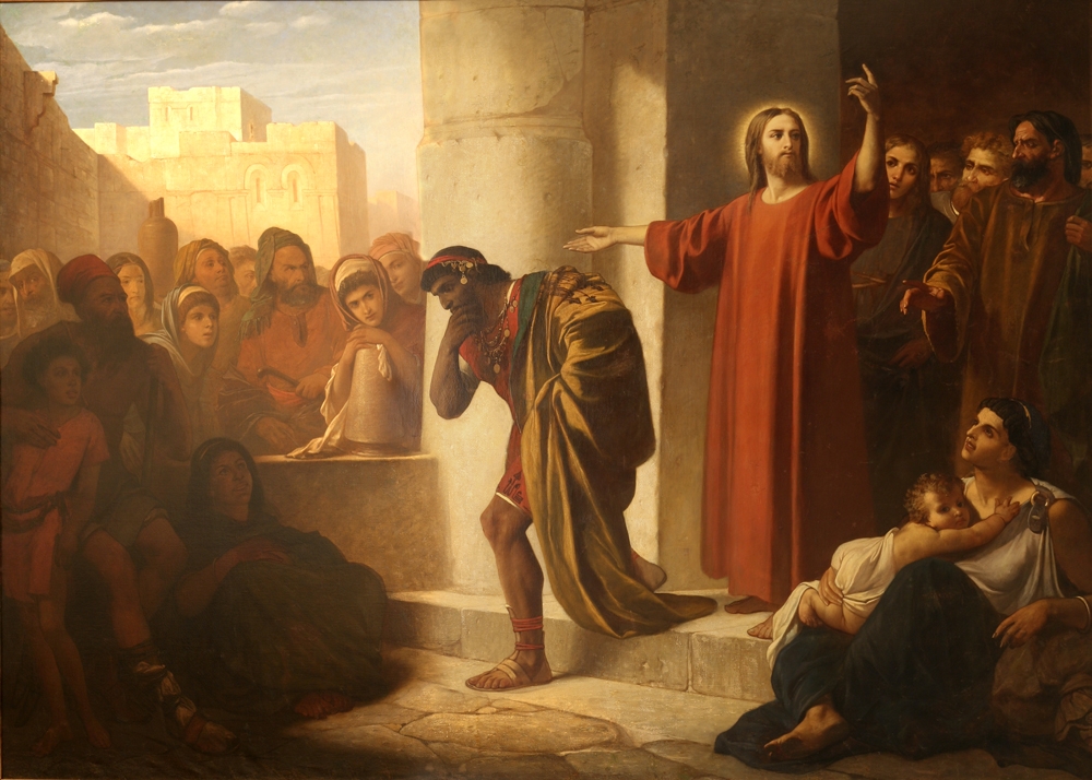 Чумаков. Христос и богатый юноша. 1866-1867