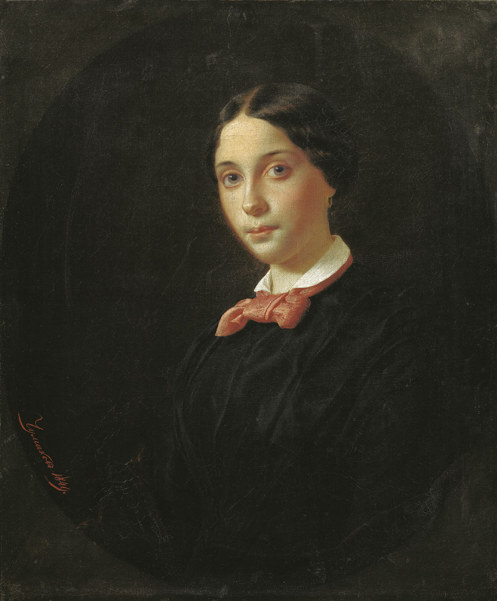 Чумаков. Портрет Мазарской. 1849