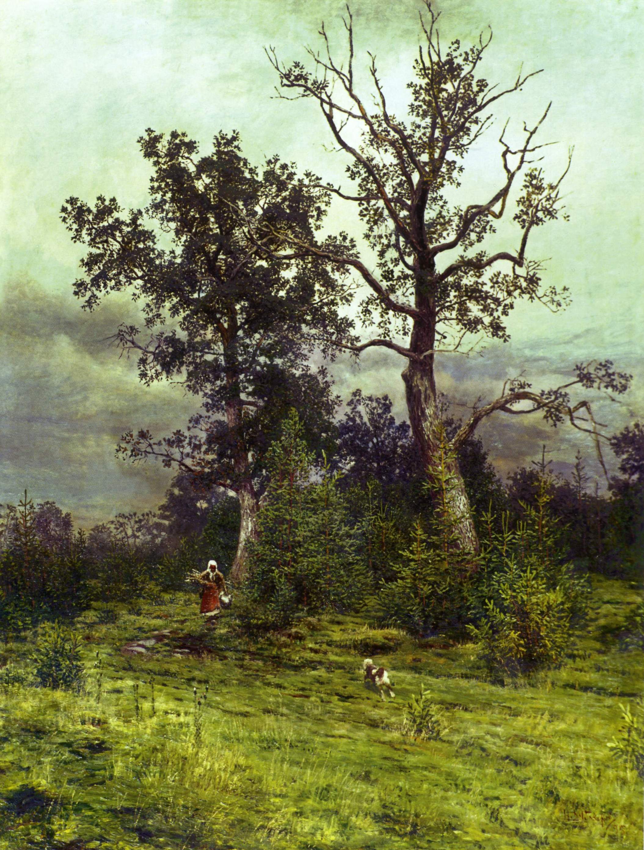 Дубовской. Лесом. 1895
