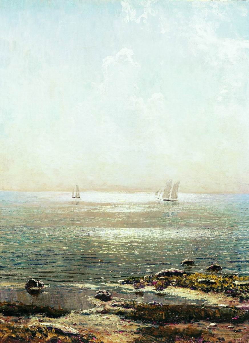 Дубовской. Морской пейзаж. 1916