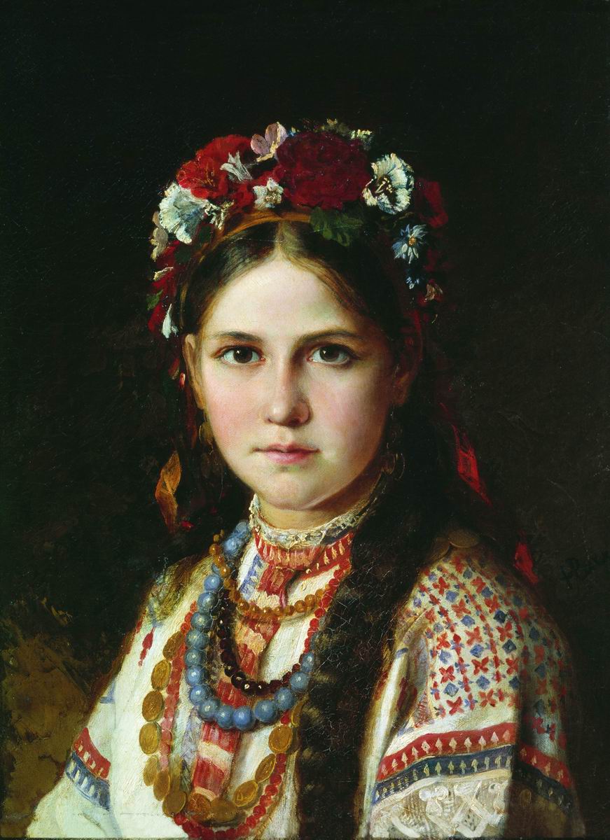 Рачков. Девушка-украинка. Вторая половина XIX века