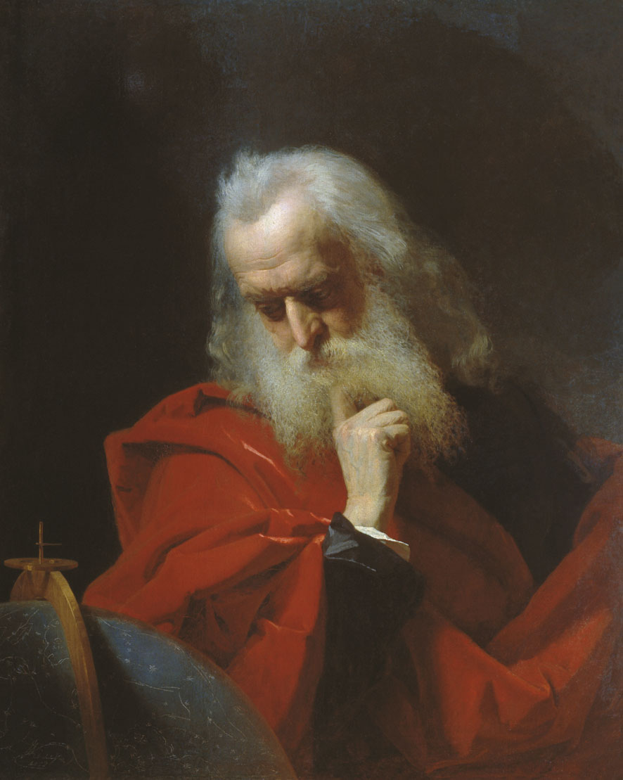 Келер-Вилианди. Галилей (Старик с глобусом). 1858