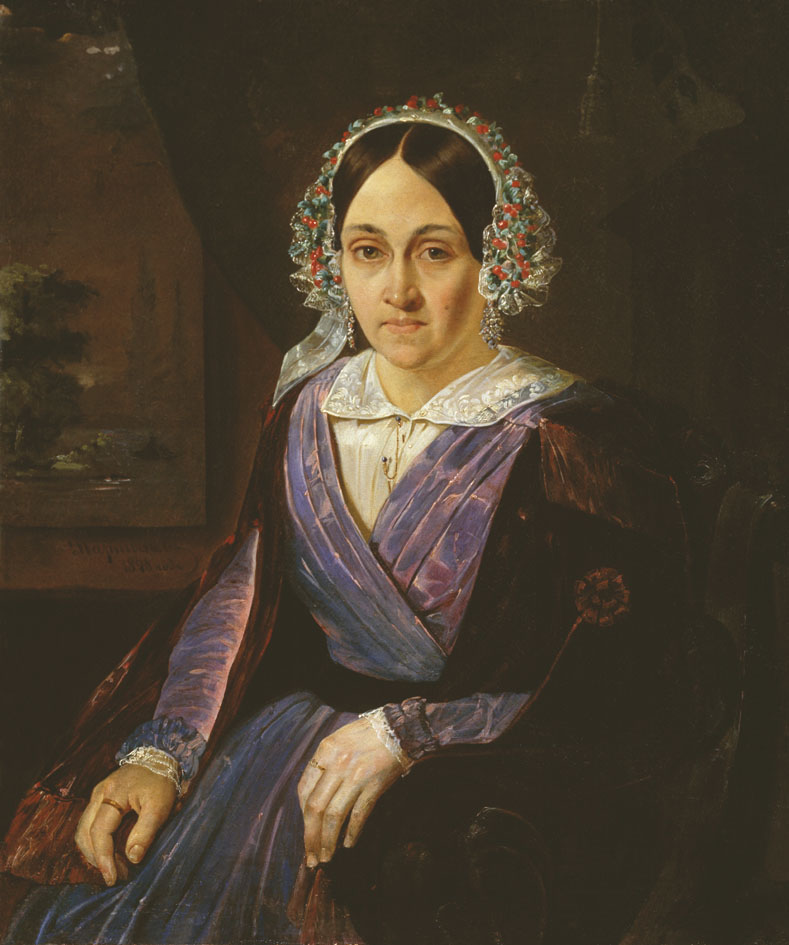 Мартынов Д.. Женский портрет. 1848