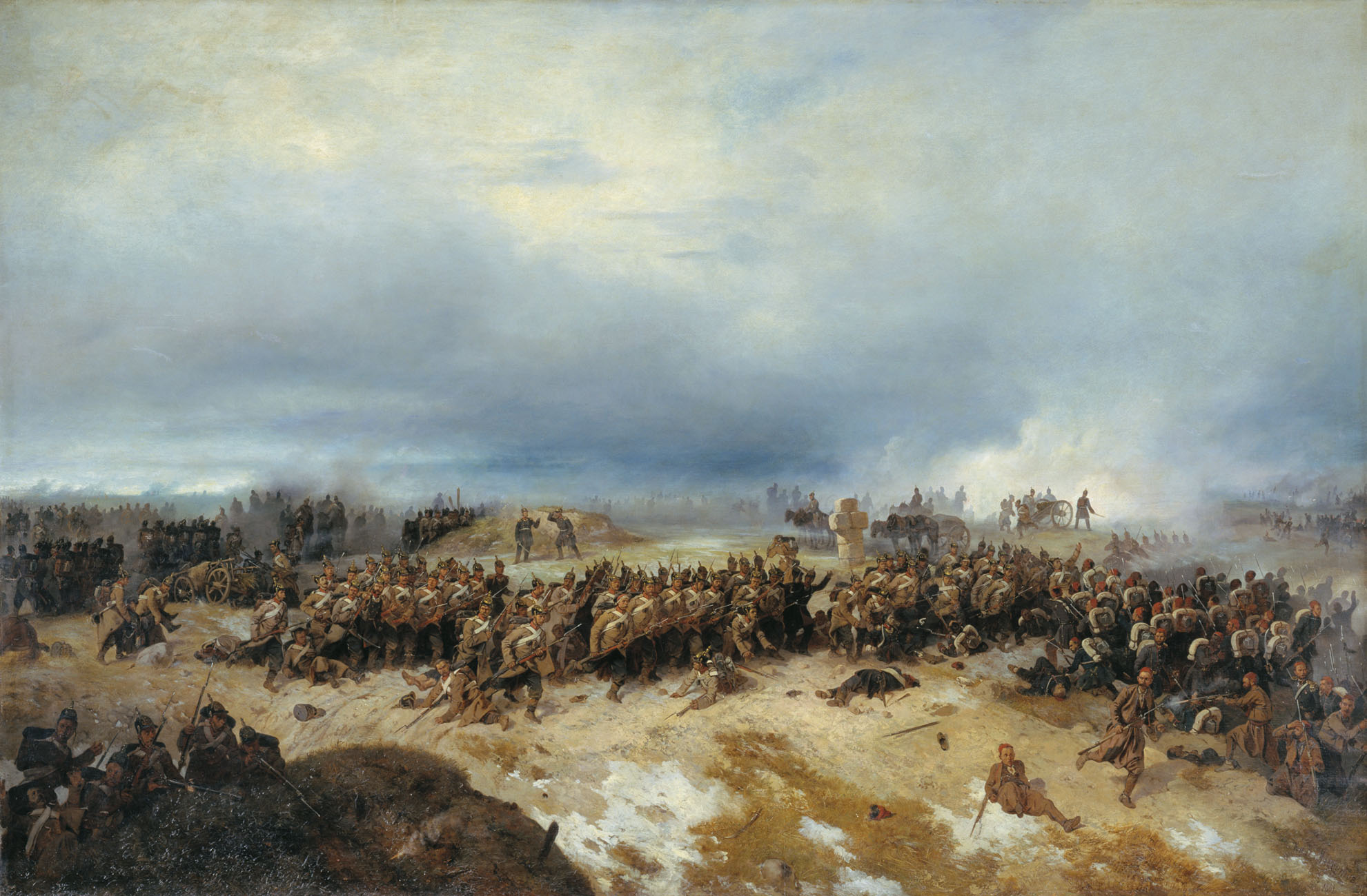 Максутов. Сражение при Четати 25 декабря 1852 года. 1861