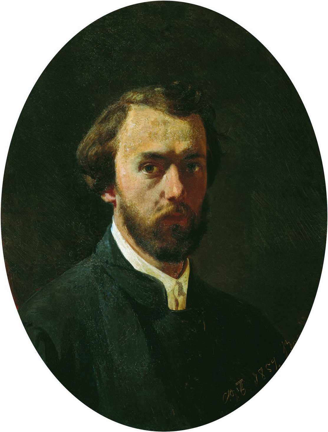 Бронников. Автопортрет. 1859
