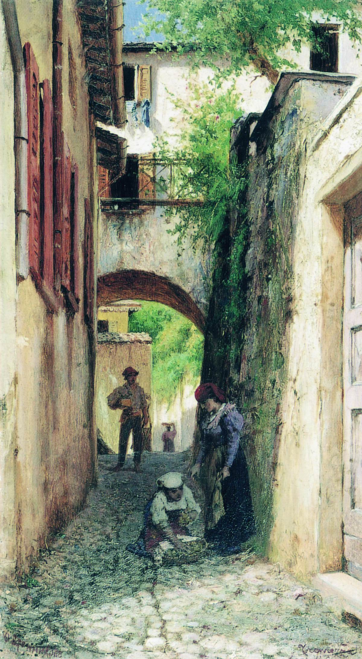 Бронников. Итальянская улица. 1890