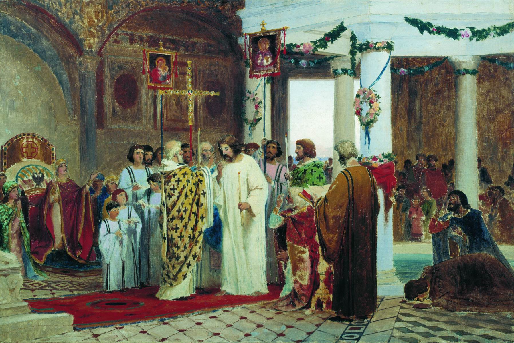 Бронников. Крещение князя Владимира. 1883