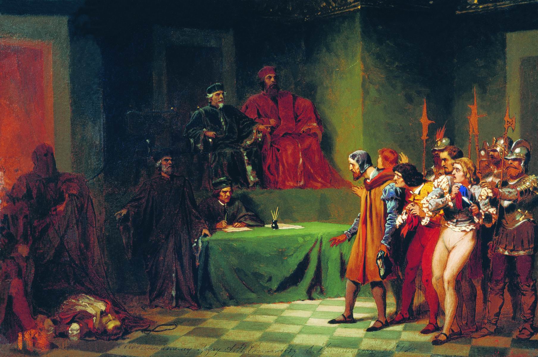 Бронников. Мозаичисты перед судом трех в Венеции во второй половине XVI века. До 1866