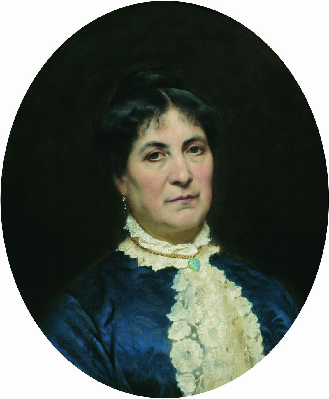 Бронников. Портрет жены художника. 1889
