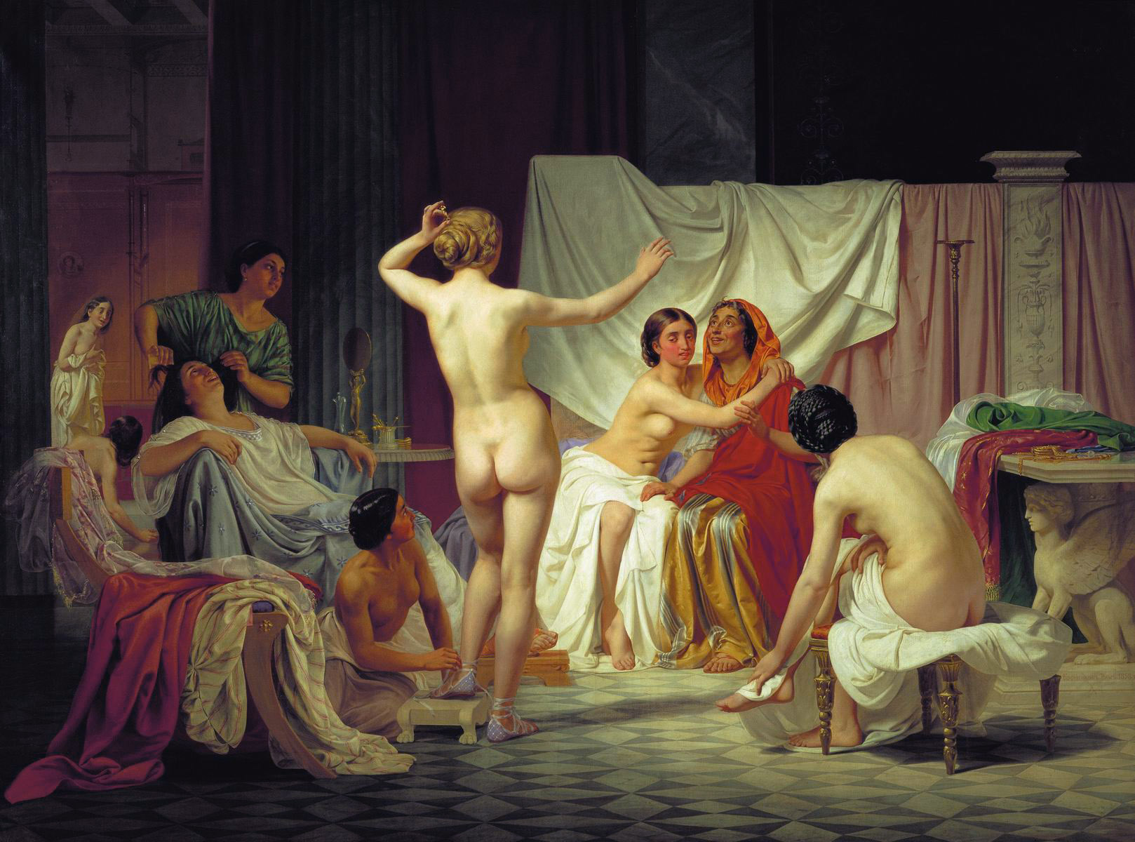 Бронников. Римские бани. 1858