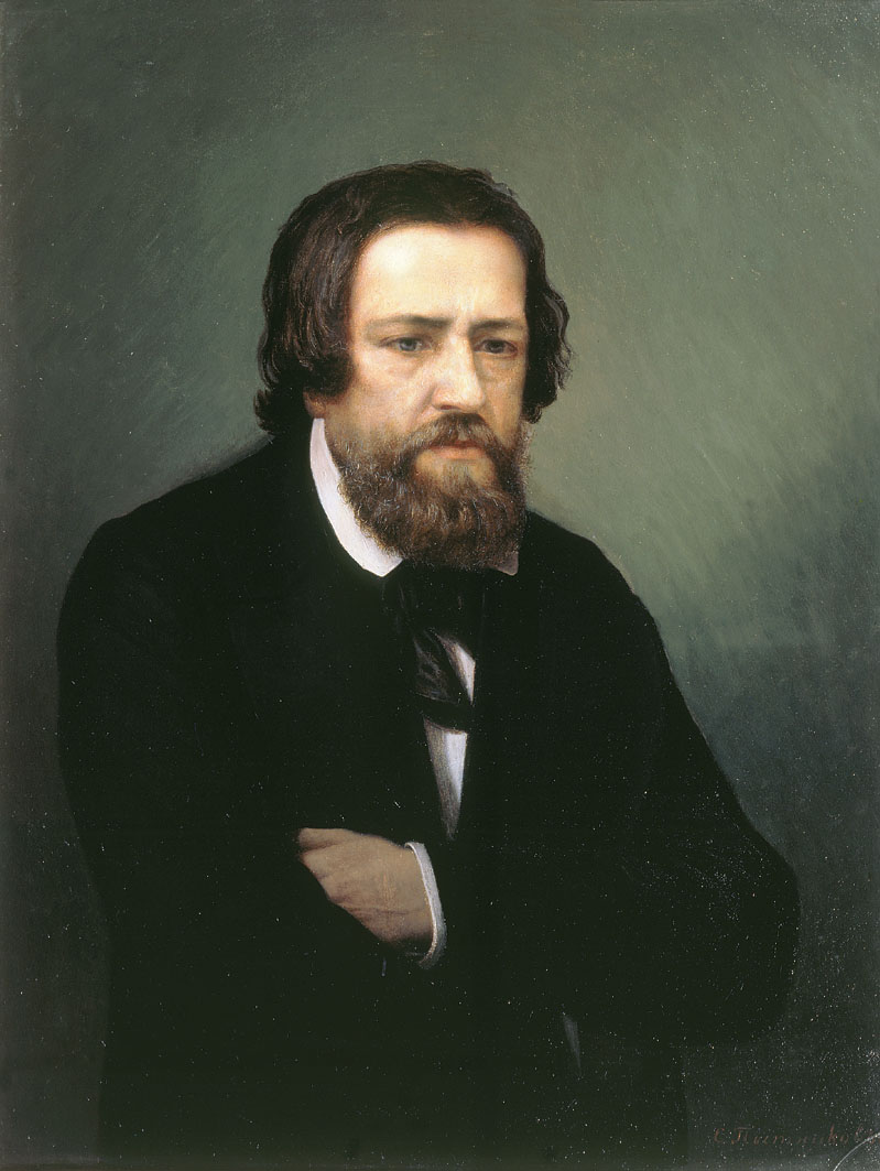 Постников. Портрет художника Александра Андреевича Иванова. Около 1873