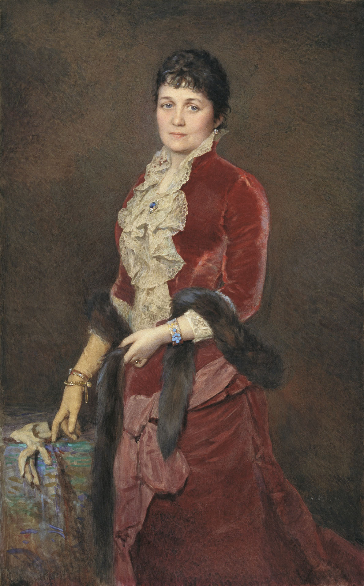Соколов А.. Женский портрет. 1882