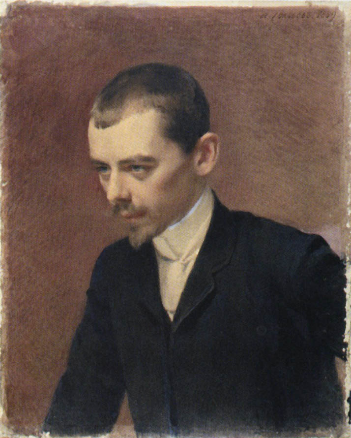 Соколов А.. Портрет художника И.И.Ендогурова. 1889