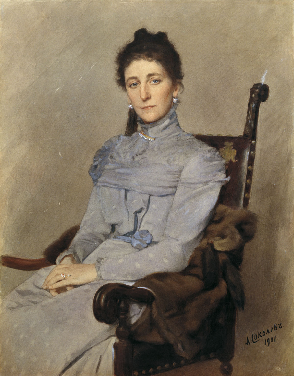 Соколов А.. Женский портрет. 1901