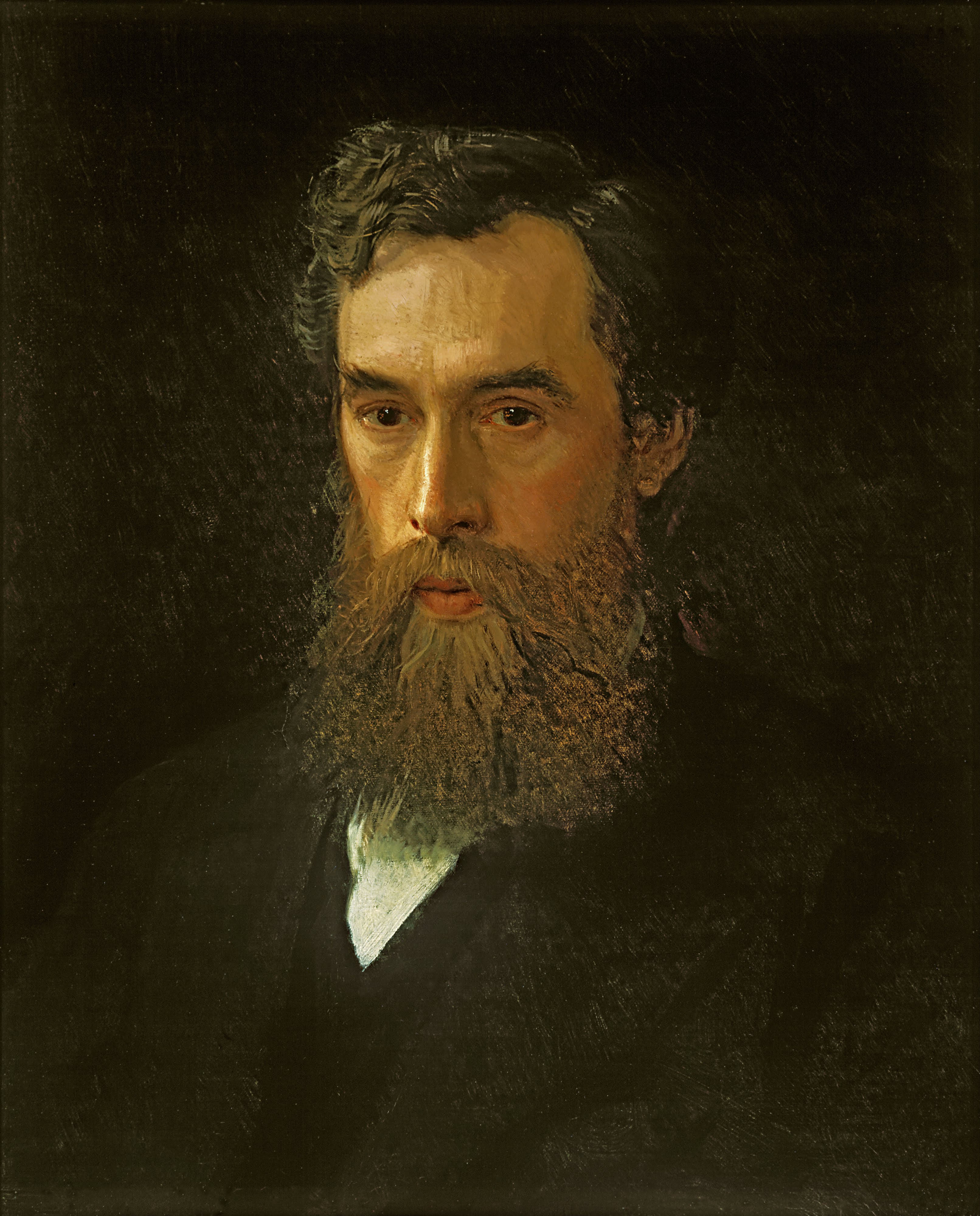 Крамской. Портрет Павла Михайловича Третьякова. 1876