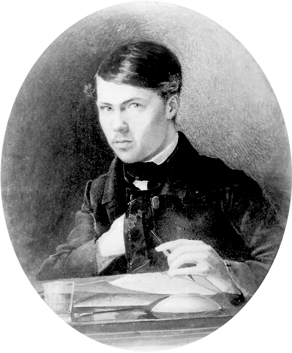 Крамской. Автопортрет. 1853