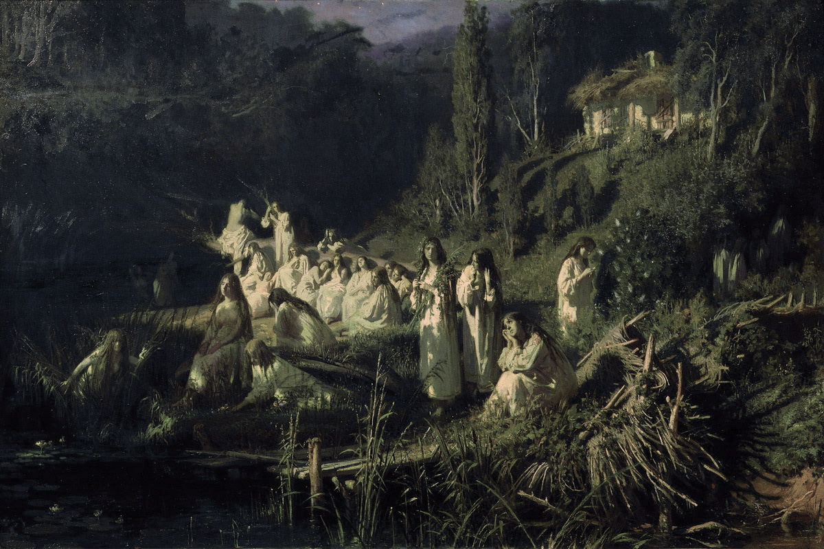 Крамской. Русалки. 1871