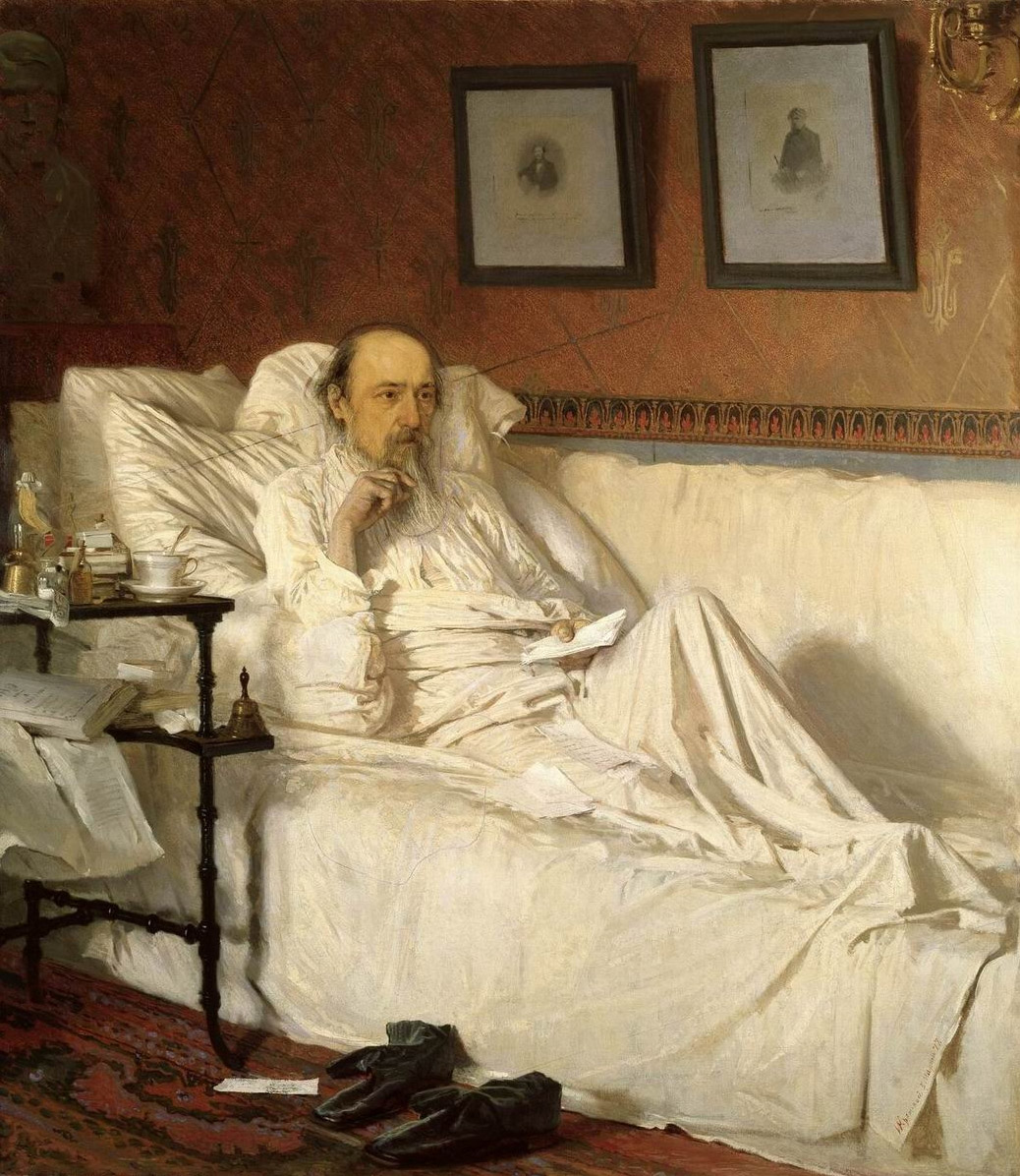 Крамской. Н.А. Некрасов в период 