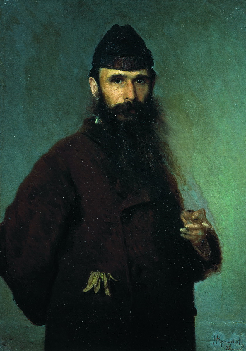 Крамской. Портрет художника Александра Дмитриевича Литовченко. 1878