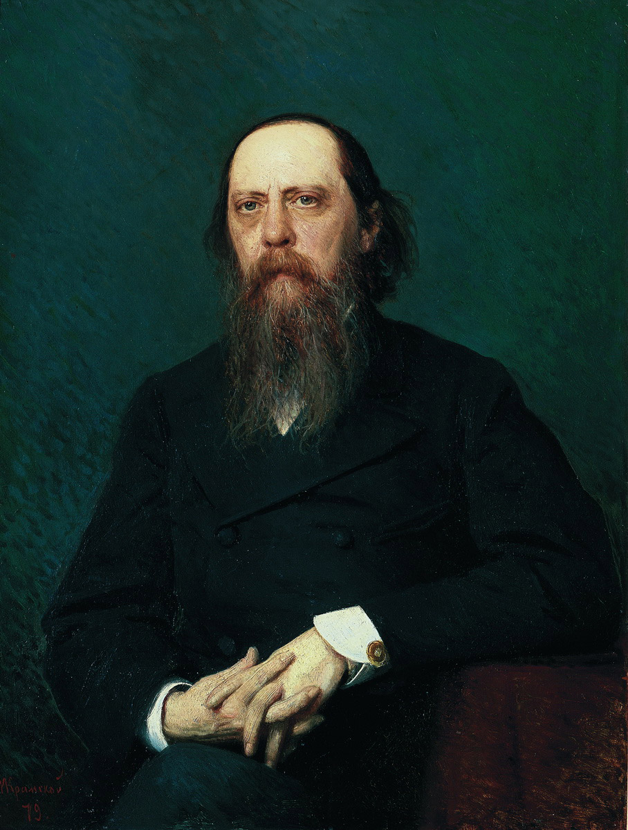 Крамской. Портрет писателя Михаила Евграфовича Салтыкова (Н. Щедрина). 1879
