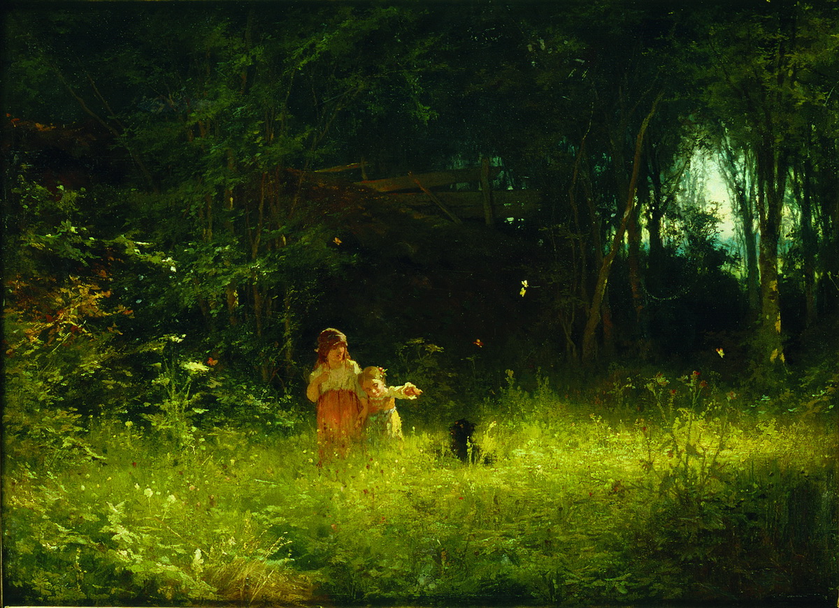 Крамской. Дети в лесу. 1887