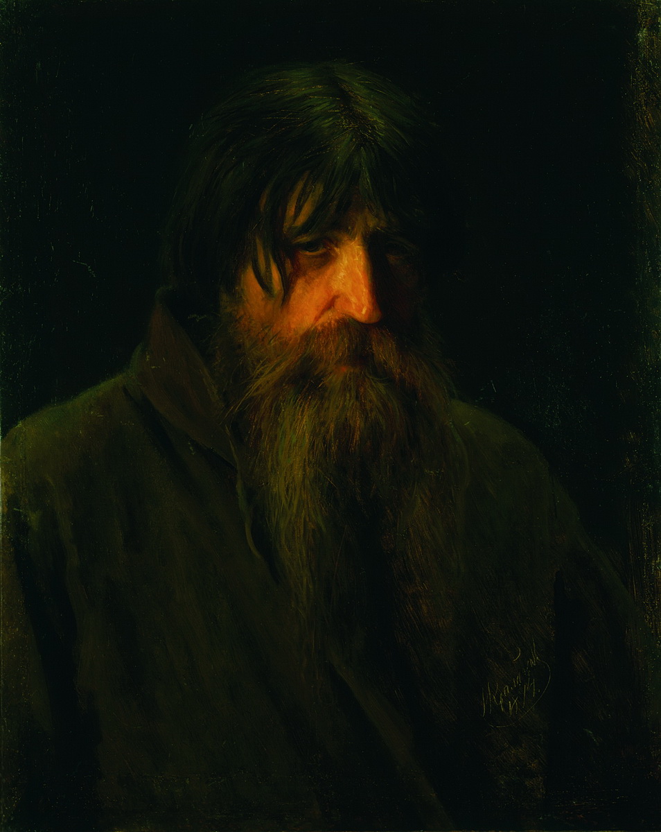 Крамской. Голова крестьянина. 1874